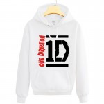 2016 Winter new Hoodies Sweatshirts one-way band One Direction cotton sweatshirt 1D velvet hoodie