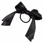 2016 Women Tiara Satin Ribbon Bow Hair Band Rope Scrunchie Ponytail Holder Gum For Hair Accessories Hairstyle Girl Headbands