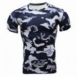 2017 Base Layer Camouflage T Shirt Fitness Tights Quick Dry Shirts Tops & Tees Crossfit Compression Shirt Brand Clothing