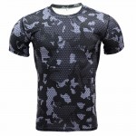 2017 Base Layer Camouflage T Shirt Fitness Tights Quick Dry Shirts Tops & Tees Crossfit Compression Shirt Brand Clothing