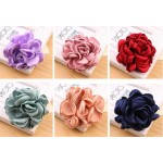 2017 Big Rose Flower Elastics Hair Holders Rubber Bands Girls Women Kawaii Cute Tie Gum Fabric Hot Sale Headwear Accessories