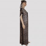 2017 Fashion african clothing plus size dress leopard print mama big dress maxi long dress sexy oversized femmes vistidos 