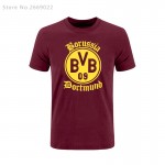 2017 Free Shipping BVB Borussia Dortmund Footballs Mens Men T Shirt T-shirt Novelty Short Sleeve O Neck Cotton Tshirt Tee