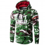 2017 Hoodies Men Hombre Hip Hop Male Brand Hoodie Camouflage Letters Printed Sweatshirt Suit Mens Slim Fit Men Hoody XXL A