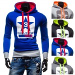 2017 Hoodies Men Sudaderas Hombre Hip Hop Mens Brand Digital Printing Pentagram Hoodie Sweatshirt Suit Slim Fit Men Hoody