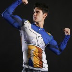 2017 Long Sleeve Anime Camiseta Harajuku Tshirt Vegeta T-shirts Dragon Ball Printed T shirt Compression Fitness Tops ZOOTOP BEAR