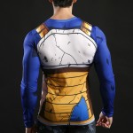 2017 Long Sleeve Anime Camiseta Harajuku Tshirt Vegeta T-shirts Dragon Ball Printed T shirt Compression Fitness Tops ZOOTOP BEAR