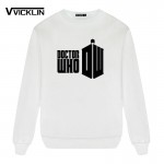 2017 Men Doctor Who Fleece Hoodies Sweatshirt Cartoon DR WHO Funny Printed Customized Men Tops Casual Clothes Plus Size