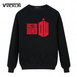 2017 Men Doctor Who Fleece Hoodies Sweatshirt Cartoon DR WHO Funny Printed Customized Men Tops Casual Clothes Plus Size