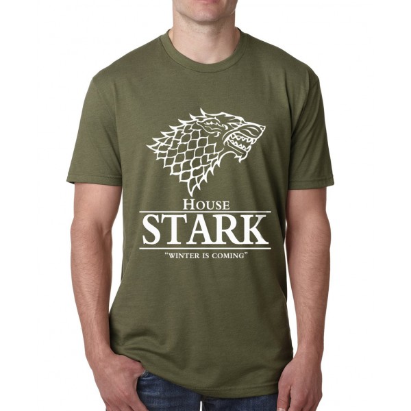 2017 Men Game of Thrones T Shirt House Stark Winter Is Coming printed summer style tees Male harajuku top fitness brand clothing