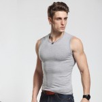 2017 Men Tank Top New Brand Chase Deer Cotton High Quality Undershirt Bodybuilding Singlet Fitness Sleeveless Vest Men Tank Tops