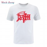 2017 NEW DEATH Logo T Shirts ROCK BAND HEAVY METAL Casual Round Neck Short Sleeve Novelty Funny T shirt Man's Clothing Tee