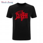 2017 NEW DEATH Logo T Shirts ROCK BAND HEAVY METAL Casual Round Neck Short Sleeve Novelty Funny T shirt Man's Clothing Tee