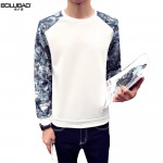 2017 New Arrival Brand Slim Fit Men Hoodie Sweatshirt Cotton Polyester Ali White Fashion Printed Hoodies Men Tracksuit M-XXXL