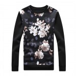 2017 New Brand Clothes Floral Men's Hoodie Casual Couple Casual Sweatshirts Printed Space Cotton Hoodies Slim Fit Size 4XL X234