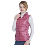 2017 New Brand Women Sleeveless Jacket Winter Ultralight White Duck Down Vest Female Slim Vest Women's Windproof Warm Waistcoat