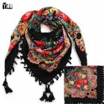 2017 New Fashion Ladies Big Square Scarf Printed Women Brand Wraps Hot-Sale Winter ladies Scarves cotton india floural headband