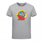 2017 New Fashion Men's Clothing Cartoon Printed Tom and Jerry  T Shirt Cotton Short Sleeve Men  Plus Size 