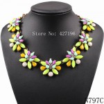 2017 New Fashion Summer Antique Choker Pendant Crystal Statement Necklace Chain Necklaces & Pendants Forgirls Wedding Dress