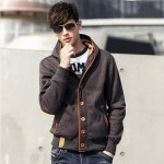 2017 New Fashion Sweatshirts Men Hooded Single Breasted Hoodies Male Casual Coats Jacket Coat Large size M-3XL