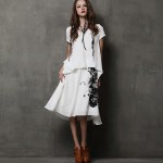 2017 New Summer Boho Vintage Ethinc Casual Ancient Ink Print Pleated Women Long Fake Two Pieces Vestidos Cotton Linen Dresses