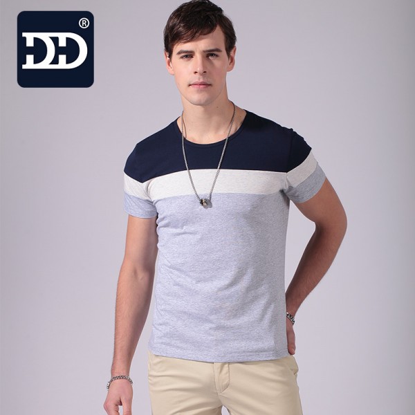 2017 New Summer Fashion Men's T Shirt Casual Patchwork Short Sleeve Mens tshirt Clothing Casual Shirts Print Regular Shirt Men 