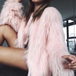 2017 New Women Faux Fur Coats Jackets Lady Casual Fur Outerwears Fashion Faux Fur Coats Long Sleeve Fake Fur Outerwears Coats 72