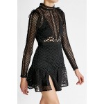 2017 New arrive black women lace dress