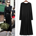 2017 Spring Summer Women O-neck Slim Casual Long Dress With Belt Bohemian Vintage Celebrity Party Dresses Robe Vestido De Festa