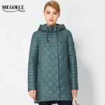 2017 Spring Warm Women's Coat With hood Fashionable Women's Park Jacket High Quality Thin Jackets Coats New Arrival MIEGOFCE