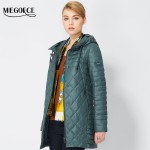 2017 Spring Warm Women's Coat With hood Fashionable Women's Park Jacket High Quality Thin Jackets Coats New Arrival MIEGOFCE