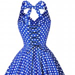 2017 Summer Party Swing Dresses Women Rockabilly 50s 60s Dress Audrey Hepburn Vestidos Polka Dots Retro Vintage Dress Big Size