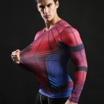 2017 TOP sale Mens Boys Compression Armour Base Layer Long Sleeve Thermal Under Top Tee Shirt New T shirt Fitness T-shirt