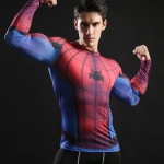 2017 TOP sale Mens Boys Compression Armour Base Layer Long Sleeve Thermal Under Top Tee Shirt New T shirt Fitness T-shirt