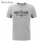 2017 The Witcher 3 T Shirt Summer Style Men Cotton Fashion T-Shirt Wild Hunt Men Clothing Tops O-Neck Short Sleeve Tee