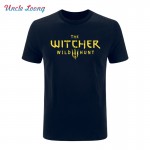 2017 The Witcher 3 T Shirt Summer Style Men Cotton Fashion T-Shirt Wild Hunt Men Clothing Tops O-Neck Short Sleeve Tee