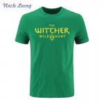 2017 The Witcher 3 T Shirt Summer Style Men Cotton Fashion T-Shirt Wild Hunt Men Clothing Tops O-Neck Short Sleeve Tee