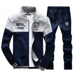 2017 Tracksuits Men's Sportswear Sets Jackets+pants Mens Hoodies and Sweatshirts Suits Plus Size 4XL X270