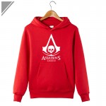 2017 Winter Dress Thick Material Assassins Creed Printing Hoodies With Hat Hoody For Men Casual Loose Hoodie  Hooded Sweatshirt