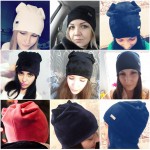 2017 Winter hats for woman beanies flannel orecchiette cute hat girl autumn beanie caps warmer bonnet ladies casual cap 