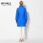 2017 Women's Coat Spring Autumn Women's Fashion Windproof Parkas Female Spring Jacket With Scarf New Design Hot Sale MIEGOFCE