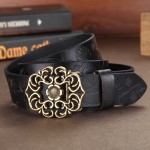 2017 fashion women's belts cowskin genuine leather luxury straps female waistband for woman for jeans high quality free shipping