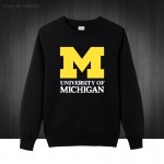 2017 new Michigan University American college baseball s jersey clothing Men's Sweatshirts Printed Men Hoodies Pullover XS-XXL