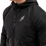 2017 new fashion man hoodies with zipper pockets and the joining together of leisure coat