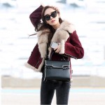 2017 winter new women cotton Jacket coat female fashion big Imitation fox fur plus size Slim warm soft Red wine Suede Jacket