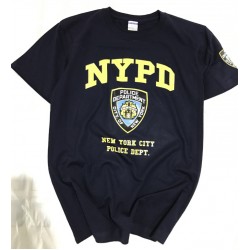 2017NEW NYPD short sleeve t shirt new york city tee tshirt man fashion