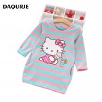 2018 Girls Dress Cartoon Kids Dresses For Girl Clothes 2-8Y Baby children clothing Vestidos Costume Roupas Infantis Menina 