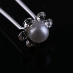 20pcs/Lot  Women Ladies Beautiful Wedding Bridal Crystal Rhinestone Pearl Flower Hair Pin Clips Hair Accessories