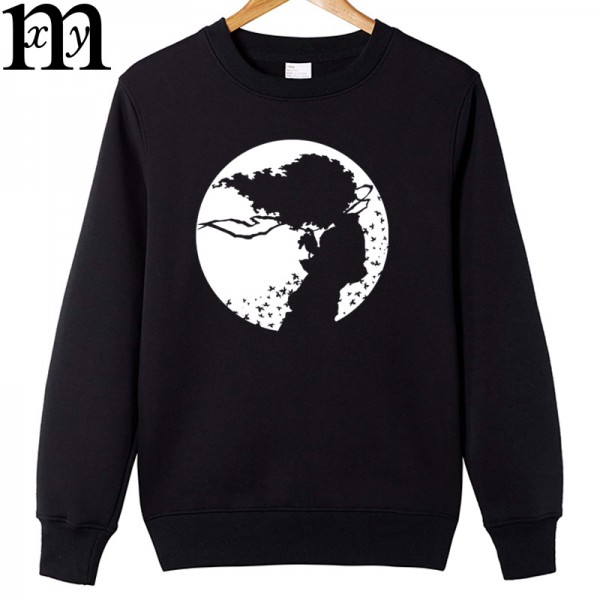 2107 winter Afro Samurai Hoodies Men Casual Funny Hoodies Men Hoodies Plus Size