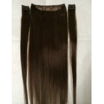 22 colors 16"-28"  5pcs Set 100% Brazilian Bemy Human Hair Clips In/on Hair Extensions 100g 120g 140g 160g